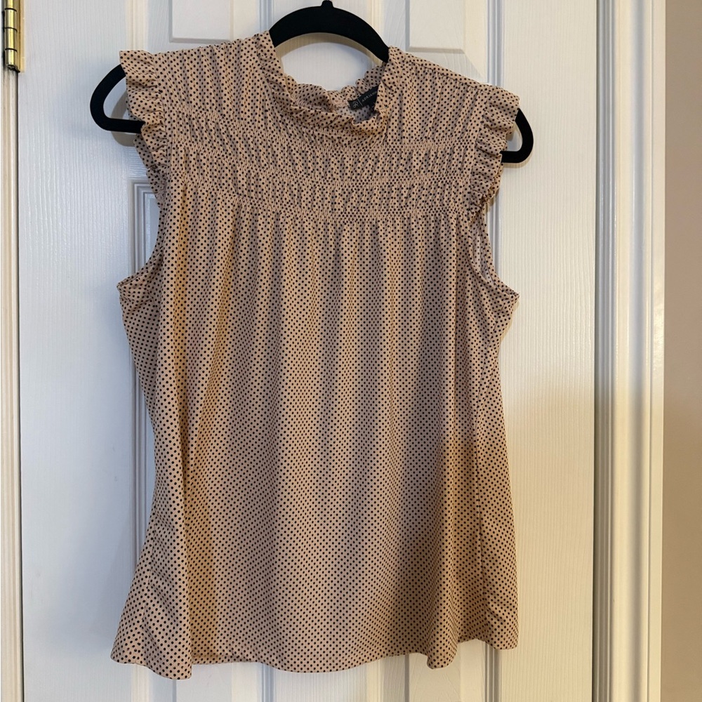 Polka Dot Blouse Large